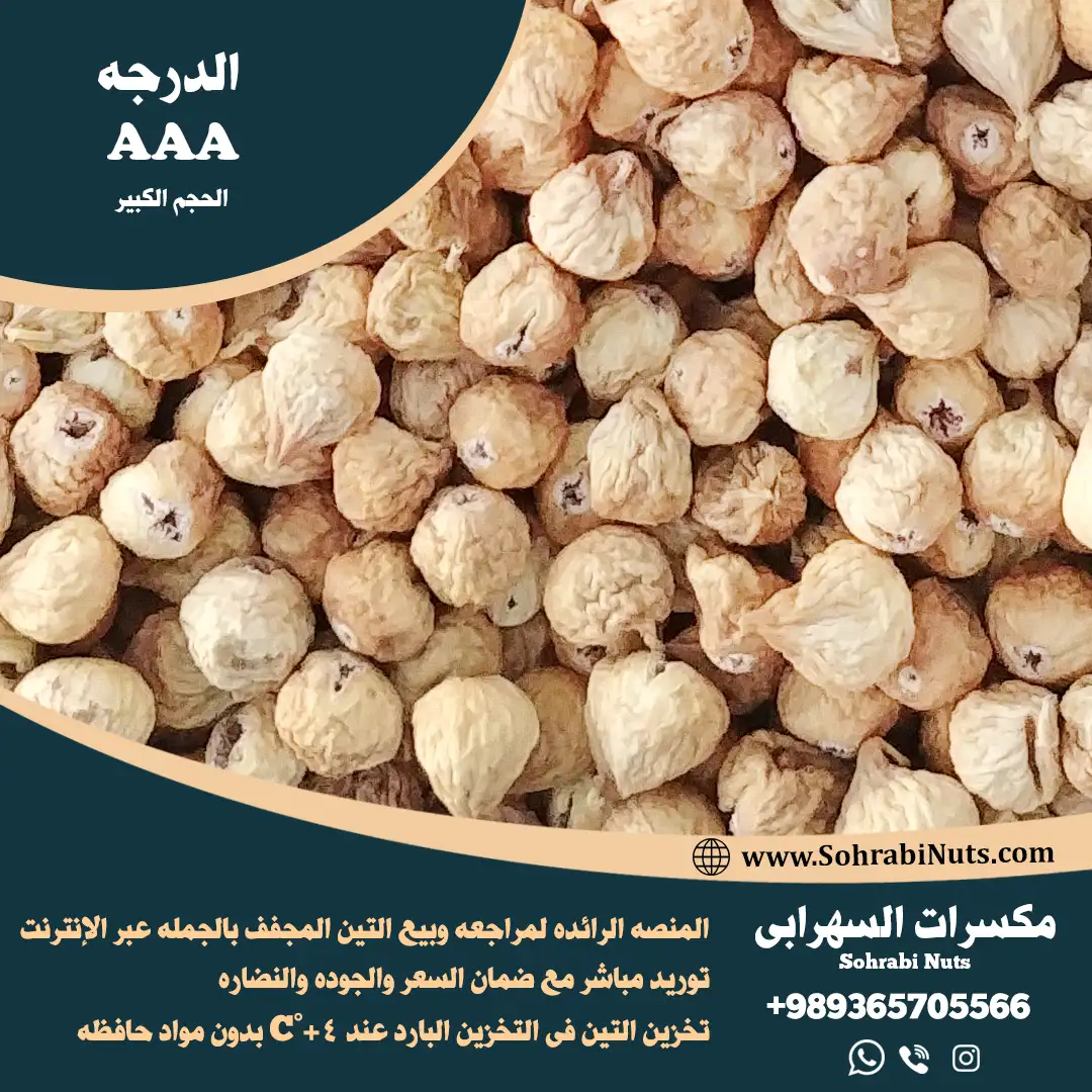 تين مجفف إيراني بحجم كبير