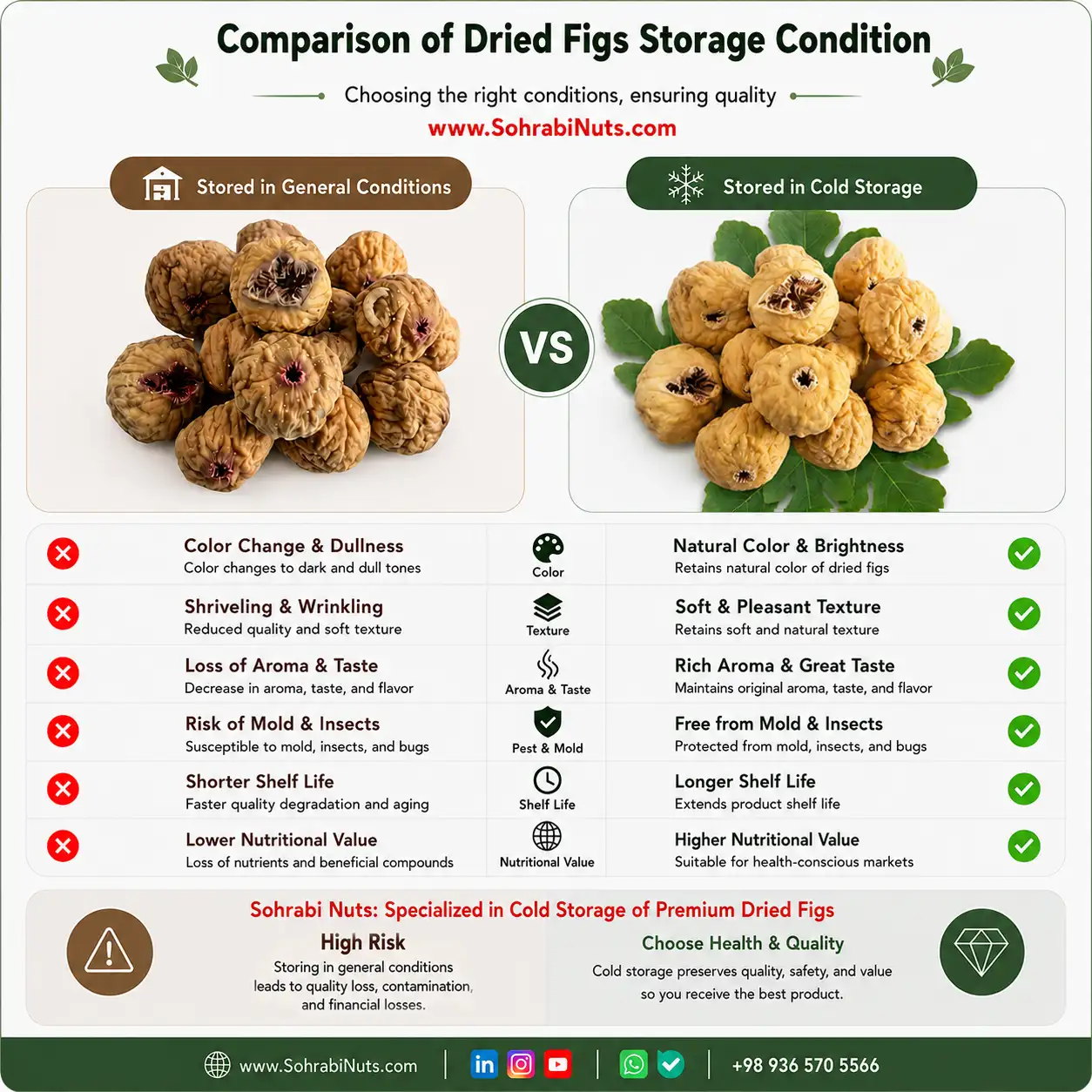 best storage condition for dried figs